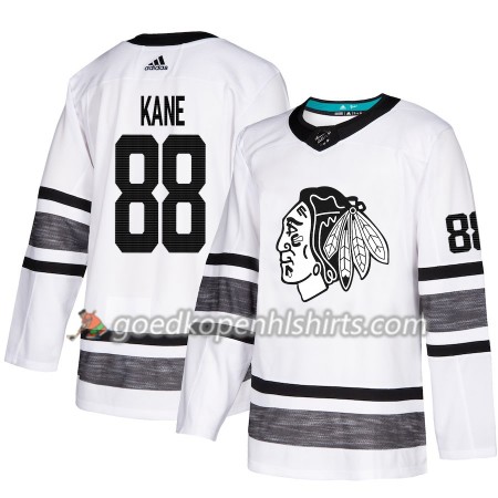 Chicago Blackhawks Patrick Kane 88 2019 All-Star Adidas Wit Authentic Shirt - Mannen